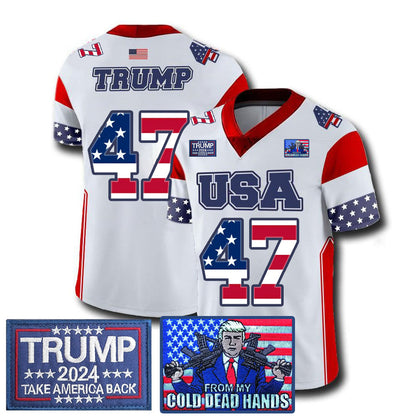 2024 Make American Great Again Football Jersey - All Stitched