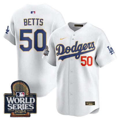 Los Angeles Dodgers World Series 2024 Jersey - All Stitched