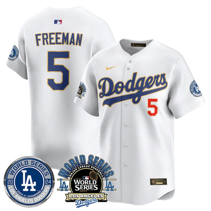 Los Angeles Dodgers World Series 2024 Jersey - All Stitched