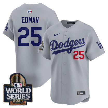 Los Angeles Dodgers World Series 2024 Jersey - All Stitched