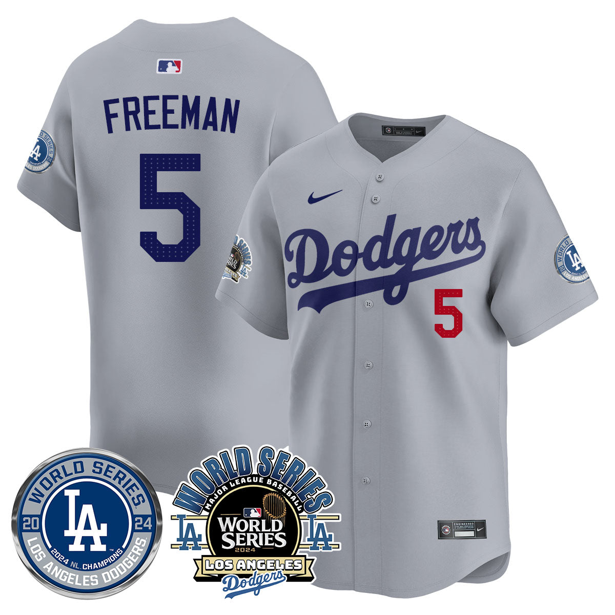 Los Angeles Dodgers World Series 2024 Jersey - All Stitched