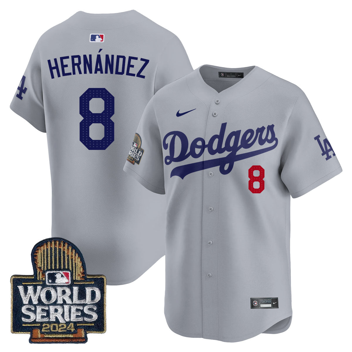 Los Angeles Dodgers World Series 2024 Jersey - All Stitched