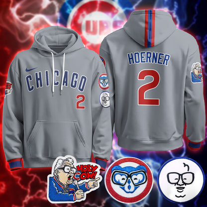 Chicago Cubs Limited Hoodie - Harry Caray "Holy Cow" Patch - All Stitched