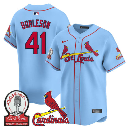 St. Louis Cardinals Jack Buck  Limited Jersey - All Stitched