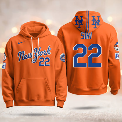 New York Mets Blue Road 2025 Hoodie - All Stitched