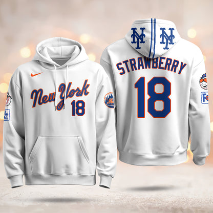 New York Mets Blue Road 2025 Hoodie - All Stitched