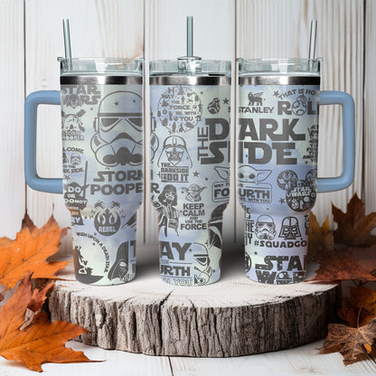 SW The Dark Side Galaxy Gift For Fans Tumbler- 406TTHNTB163