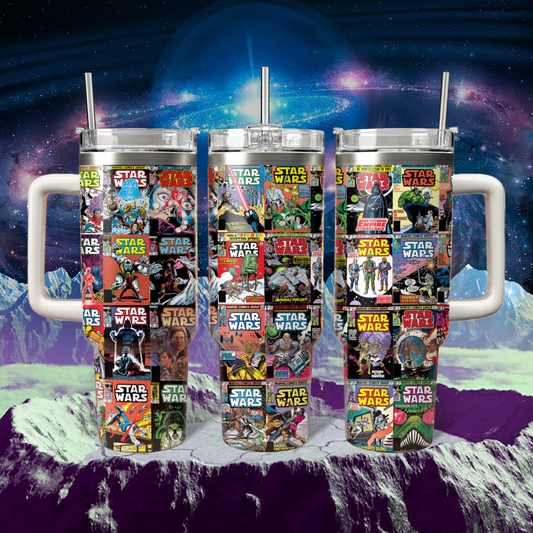 SW Galaxy Poster 40oz Tumbler TLA25 - Gift For Fans