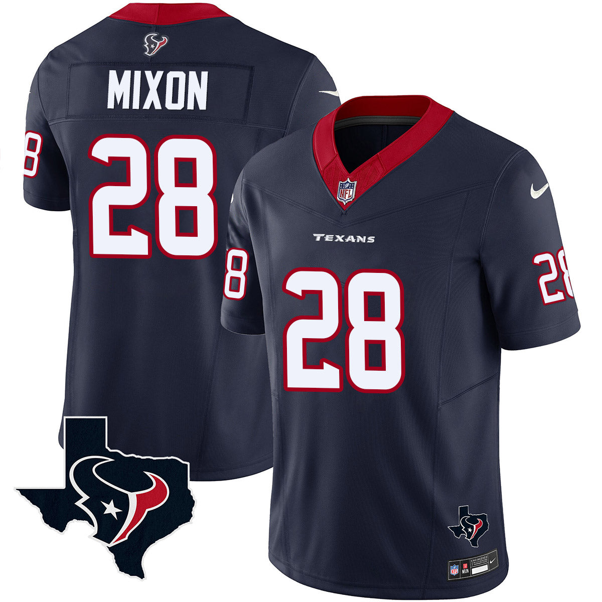 Texans 2024 Vapor Limited Jersey – All Stitched