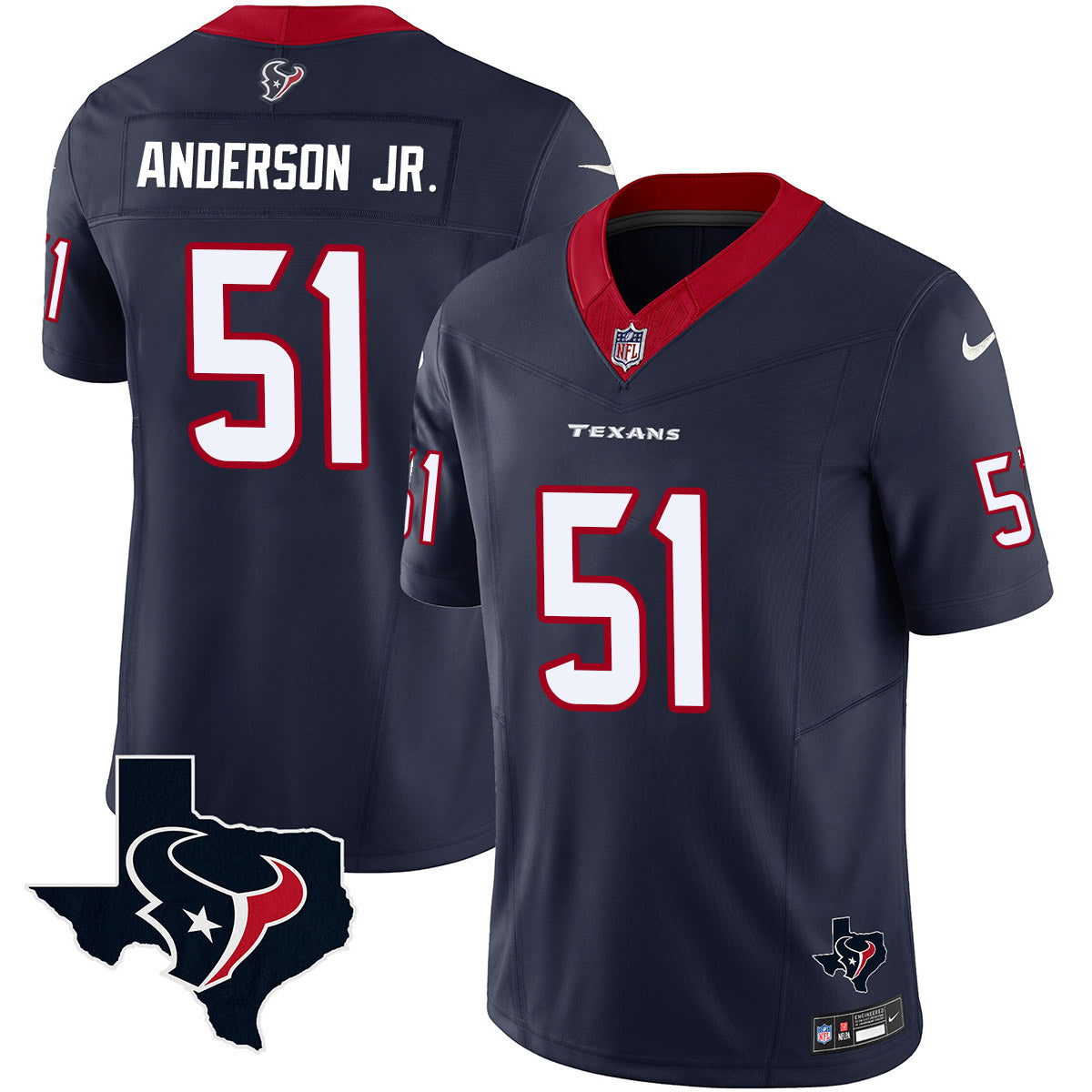 Texans 2024 Vapor Limited Jersey – All Stitched