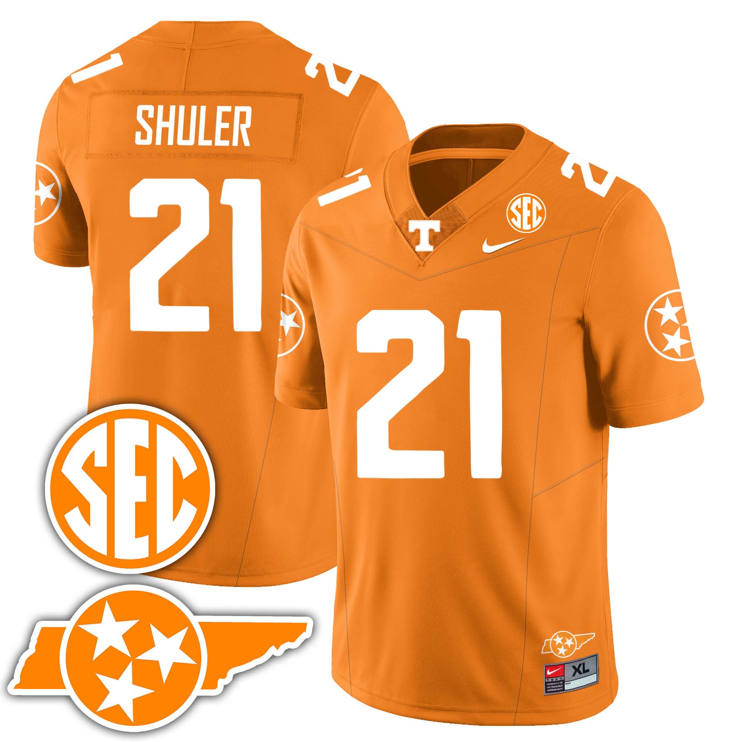 Tennessee Volunteers 2024 Football Vapor Limited Jersey - All Stitched