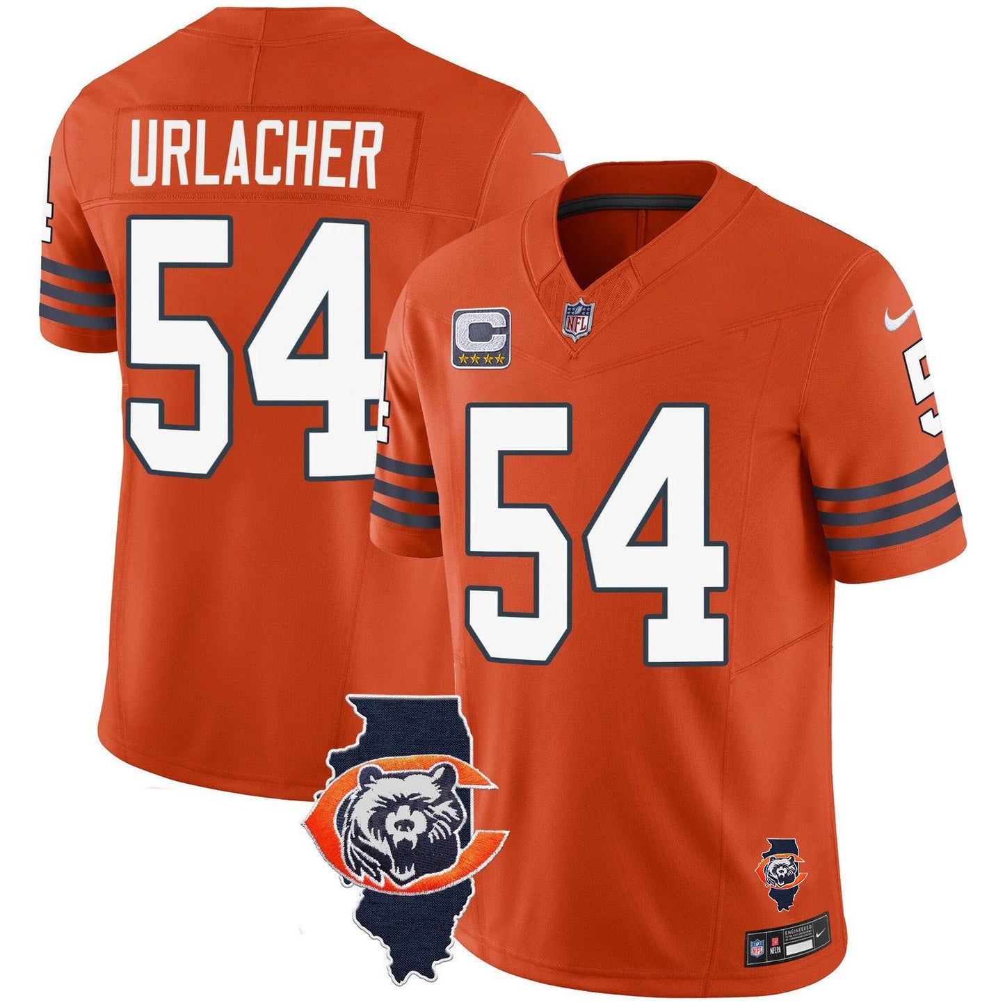 Bears Vapor Limited Player 2024 Jersey TLA - All Stitched