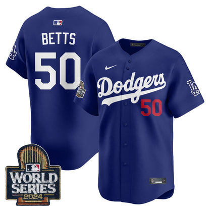 Los Angeles Dodgers World Series 2024 Jersey - All Stitched