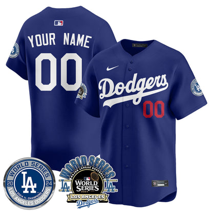 Los Angeles Dodgers World Series 2024 Custom Jersey - All Stitched