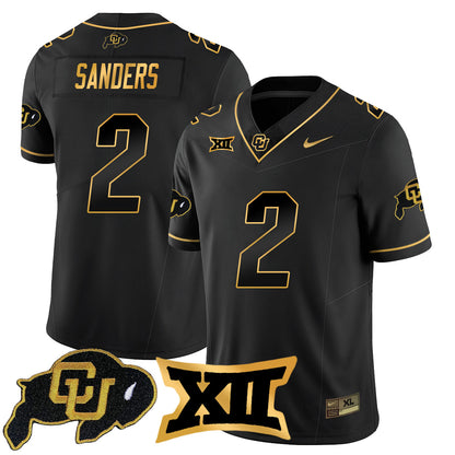Colorado Buffaloes 2024 Vapor Limited Gold Jersey N1 - All Stitched