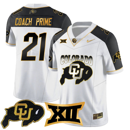Colorado Buffaloes 2024 Vapor Limited Gold Jersey N2 - All Stitched