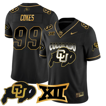 Colorado Buffaloes 2024 Vapor Limited Gold Jersey N2 - All Stitched