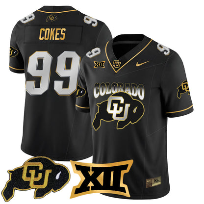Colorado Buffaloes 2024 Vapor Limited Gold Jersey N2 - All Stitched
