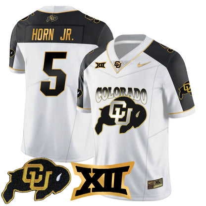 Colorado Buffaloes 2024 Vapor Limited Gold Jersey N2 - All Stitched