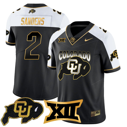 Colorado Buffaloes 2024 Vapor Limited Gold Jersey N2 - All Stitched