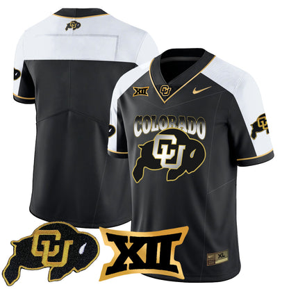Colorado Buffaloes 2024 Vapor Limited Gold Jersey N2 - All Stitched