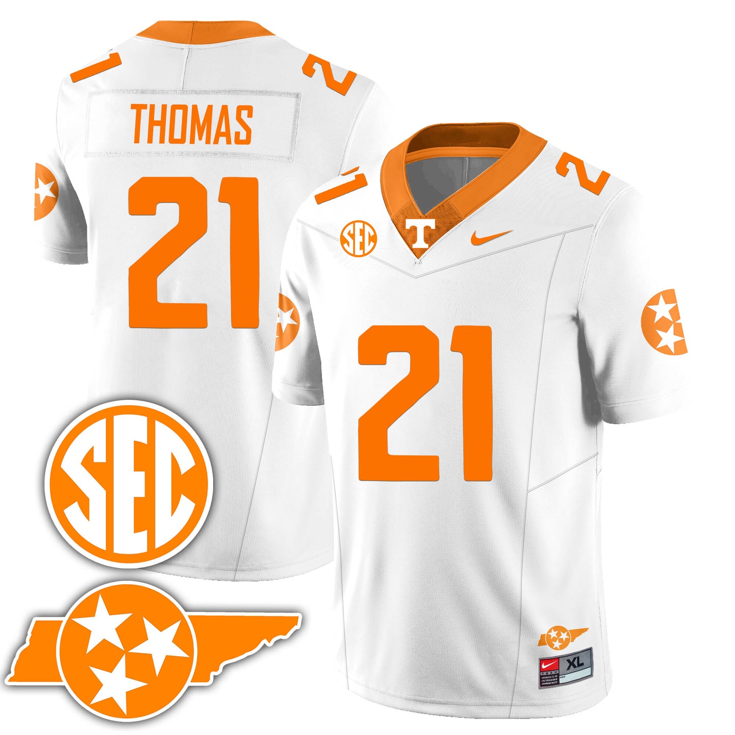 Tennessee Volunteers 2024 Football Vapor Limited Jersey - All Stitched