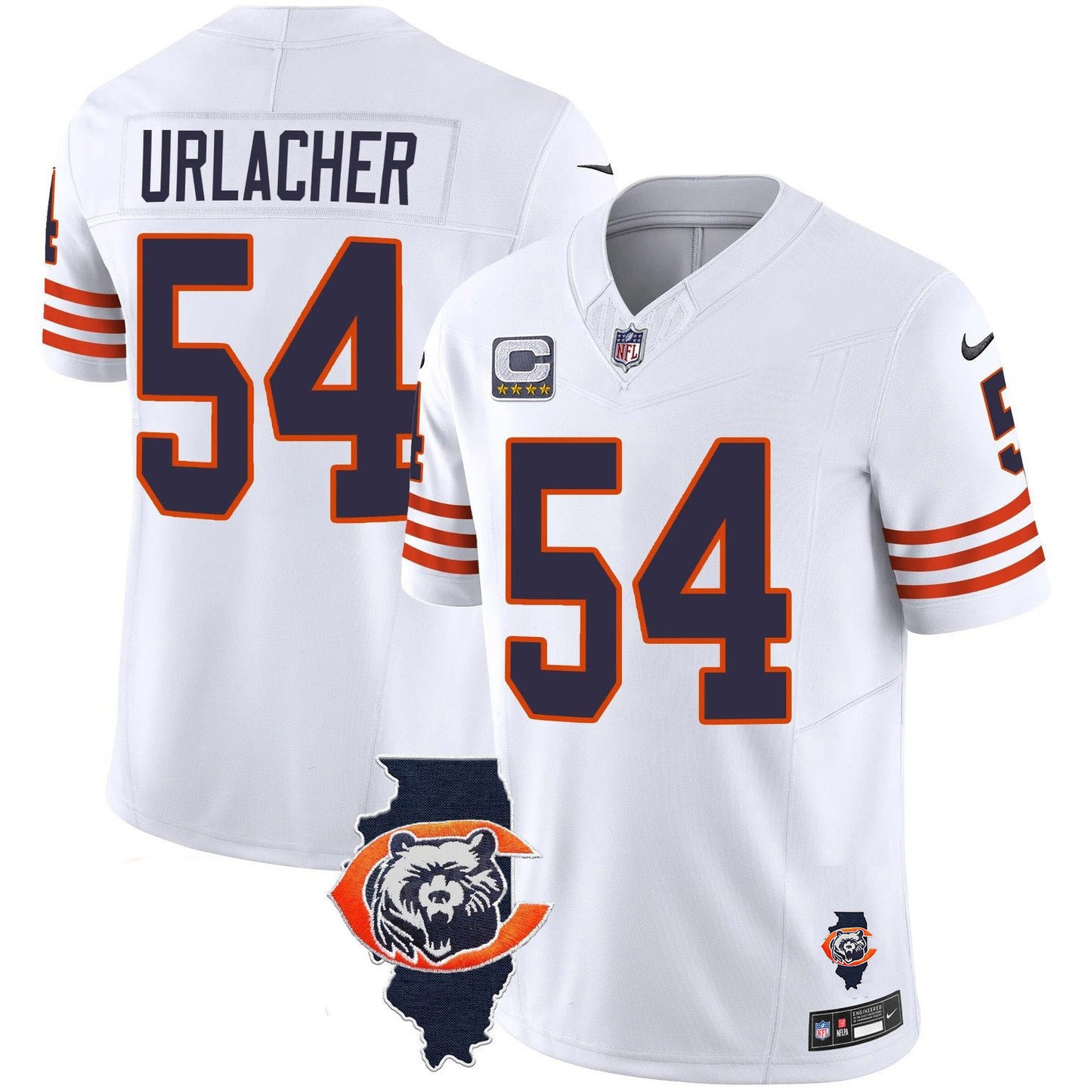 Bears Vapor Limited Player 2024 Jersey TLA - All Stitched