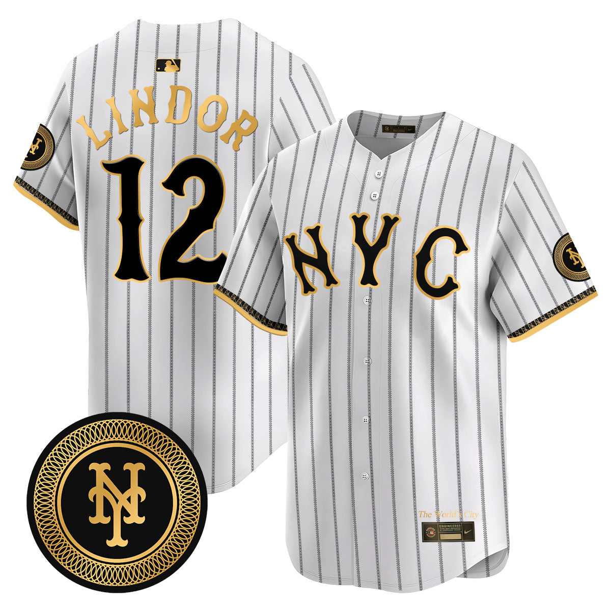 Mets Francisco Graphite 2024 City Connect Limited Player Jersey TLA - All Stitched