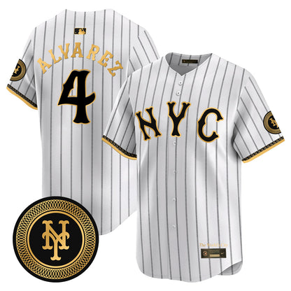 Mets Francisco Graphite 2024 City Connect Limited Player Jersey TLA - All Stitched