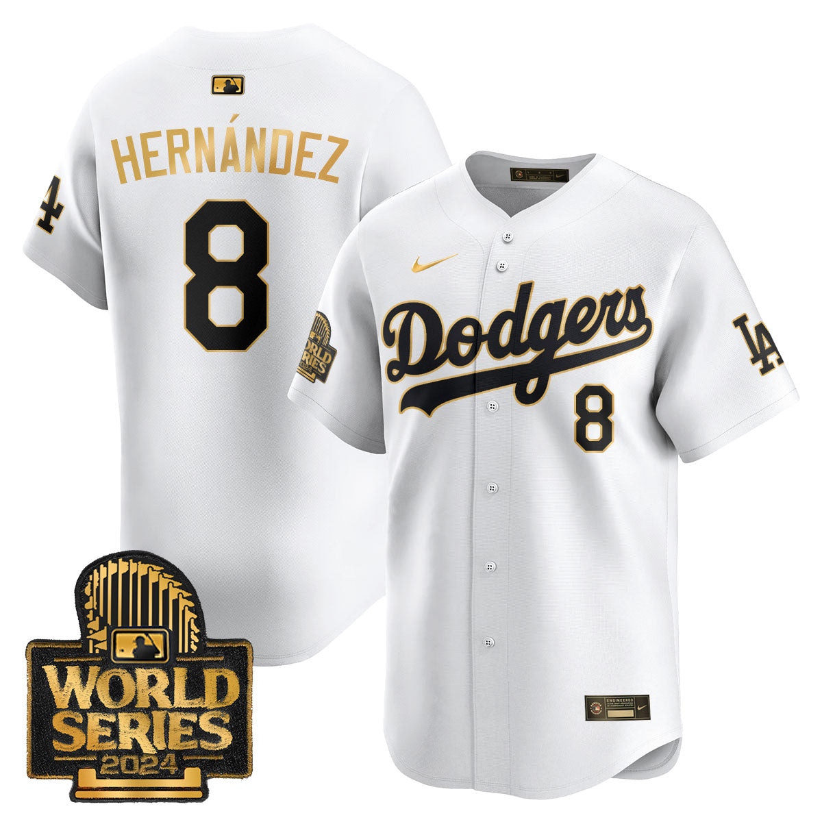 Los Angeles Dodgers World Series 2024 Jersey - All Stitched