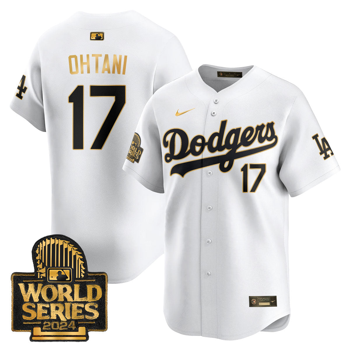 Los Angeles Dodgers World Series 2024 Jersey - All Stitched