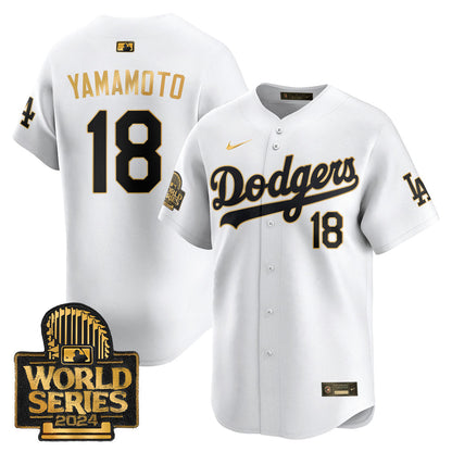 Los Angeles Dodgers World Series 2024 Jersey - All Stitched