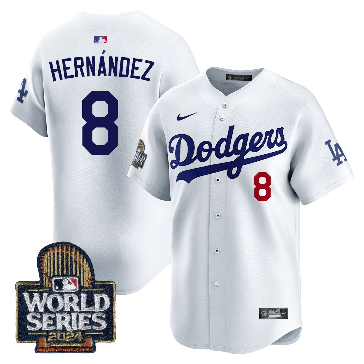 Los Angeles Dodgers World Series 2024 Jersey - All Stitched