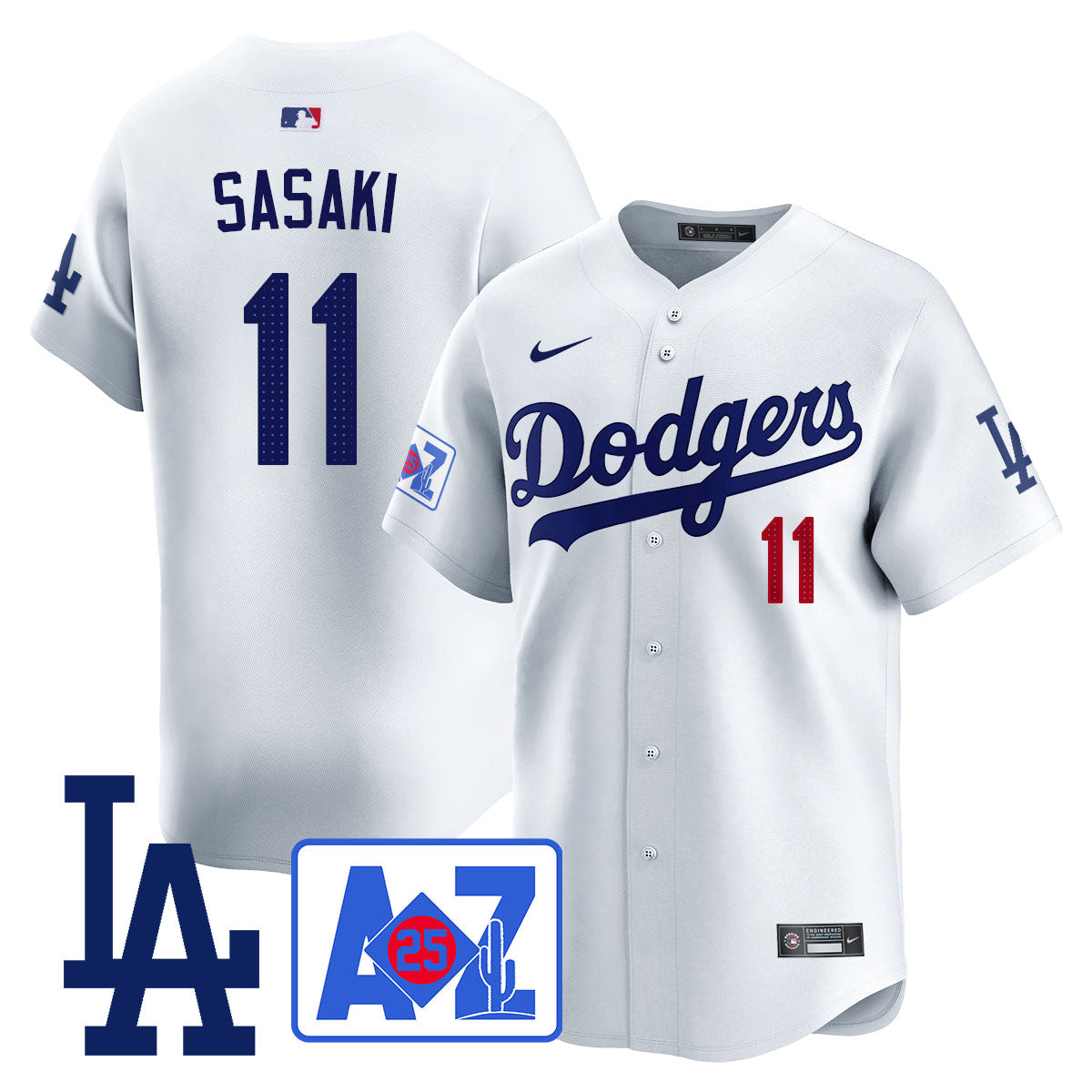 Los Angeles Dodgers 2025 Spring Training Jersey - All Stitched