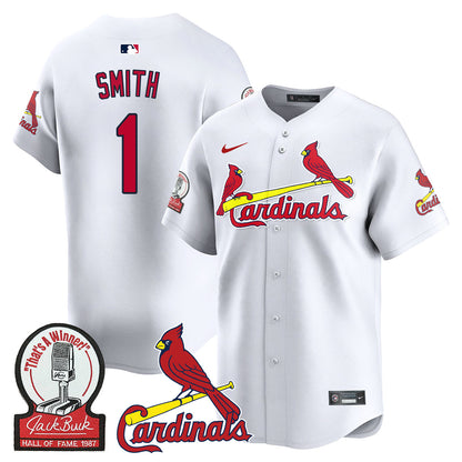 St. Louis Cardinals Jack Buck  Limited Jersey - All Stitched