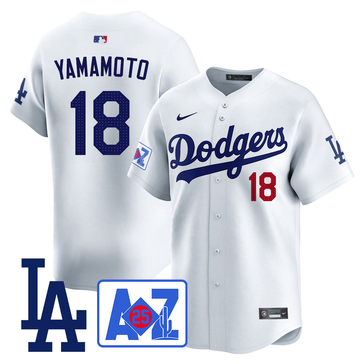 Los Angeles Dodgers 2025 Spring Training Jersey - All Stitched