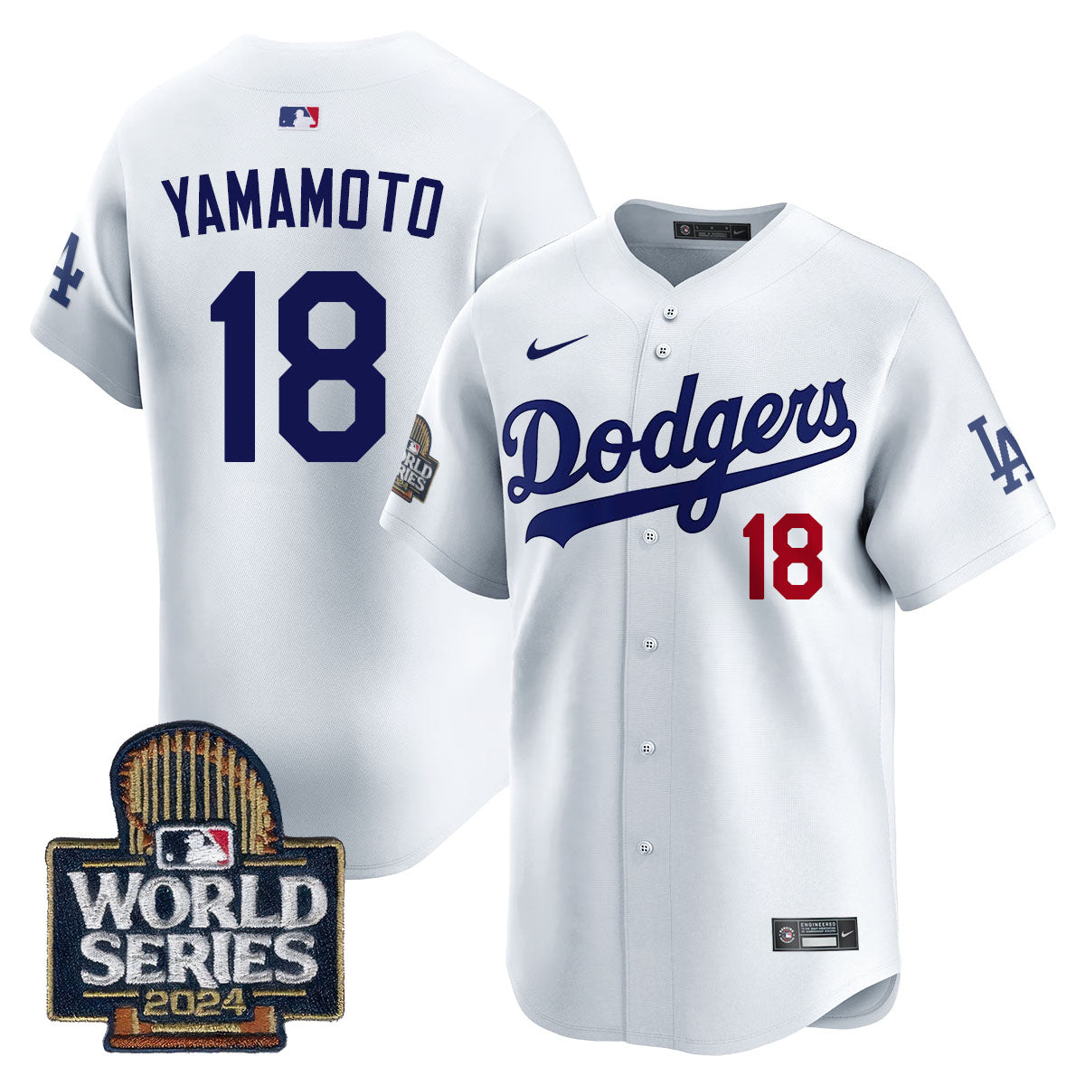 Los Angeles Dodgers World Series 2024 Jersey - All Stitched