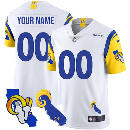 Los Angeles Rams 2025 Vapor Limited Custom Jersey - All Stitched