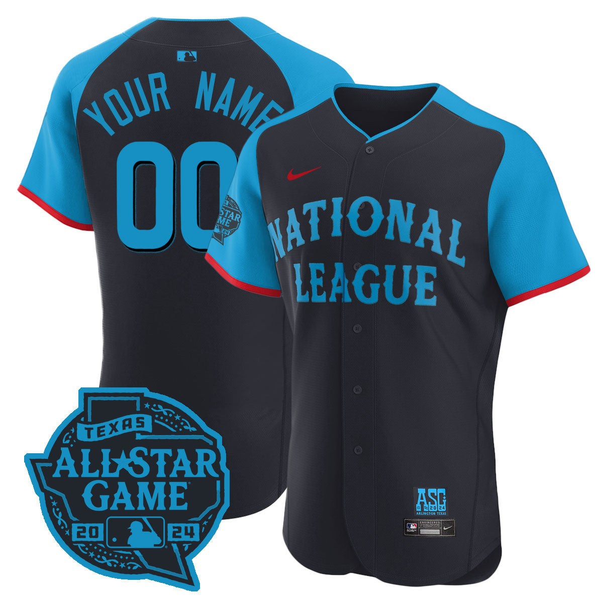 National League 2024 All-Star Game Custom Jersey - All Stitched
