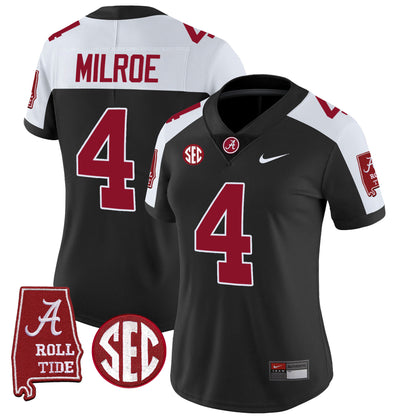 Women's Alabama Crimson Tide Vapor Limited Jersey V3 - Alabama Map - All Stitched