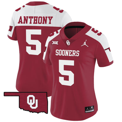 Women's Oklahoma Sooners Vapor Limited Jersey - All Stitched