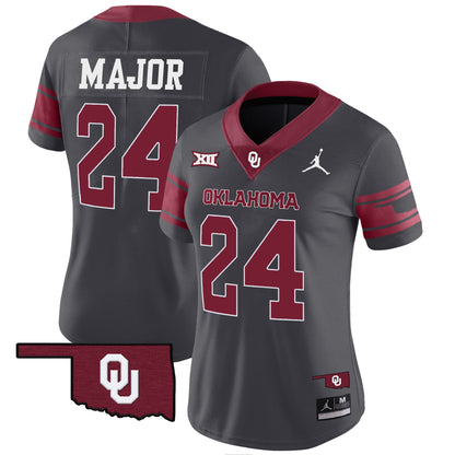 Women's Oklahoma Sooners Vapor Limited Jersey - All Stitched