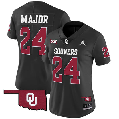 Women's Oklahoma Sooners Vapor Limited Jersey - All Stitched