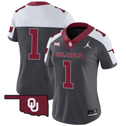 Women's Oklahoma Sooners Vapor Limited Jersey - All Stitched