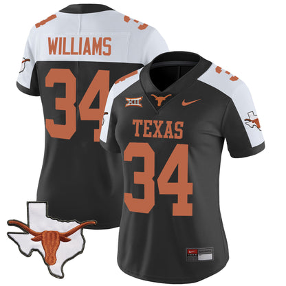 Women's Texas Longhorns Vapor Limited Jersey V3 - All Stitched