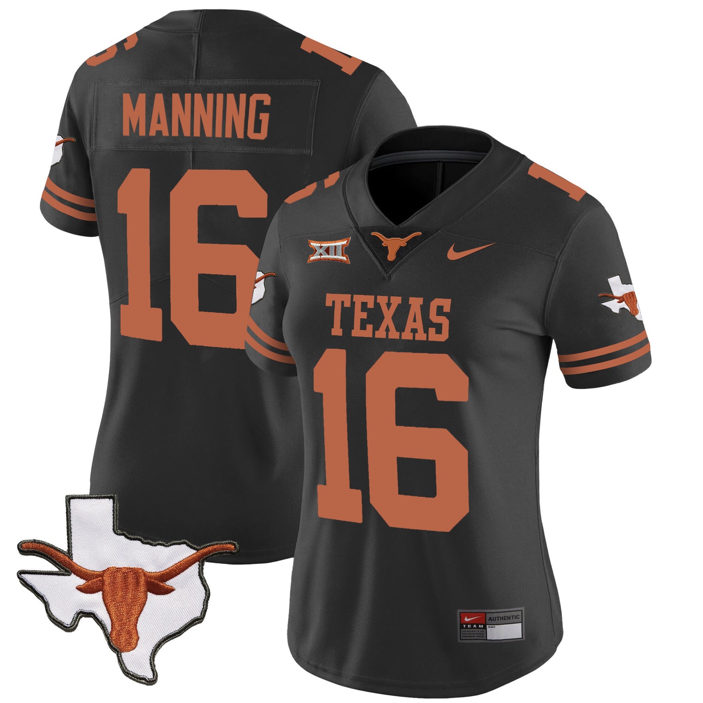 Women's Texas Longhorns Vapor Limited Jersey V3 - All Stitched