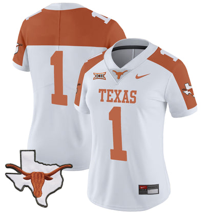 Women's Texas Longhorns Vapor Limited Jersey V3 - All Stitched