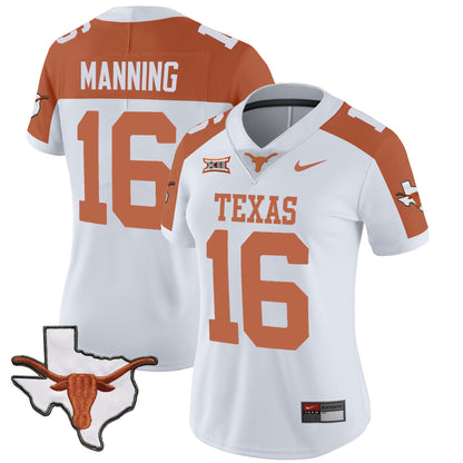 Women's Texas Longhorns Vapor Limited Jersey V3 - All Stitched