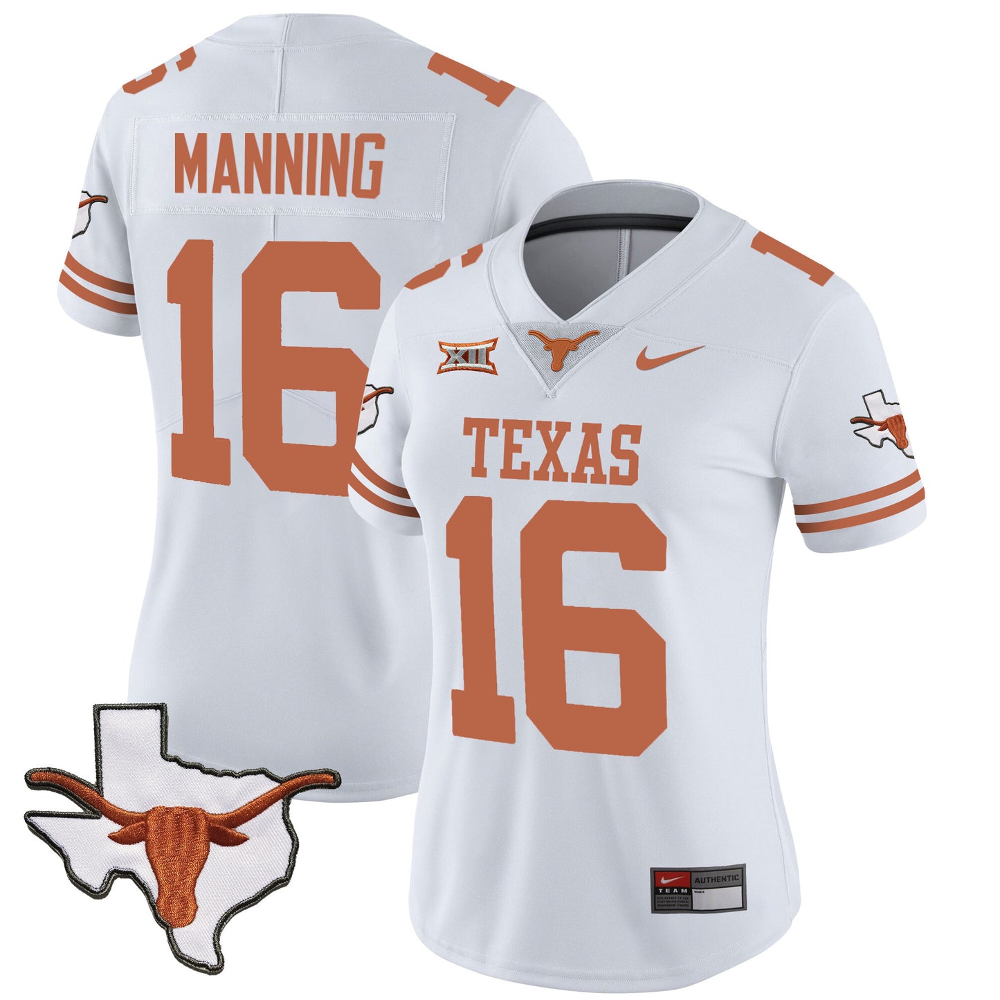 Women's Texas Longhorns Vapor Limited Jersey V3 - All Stitched