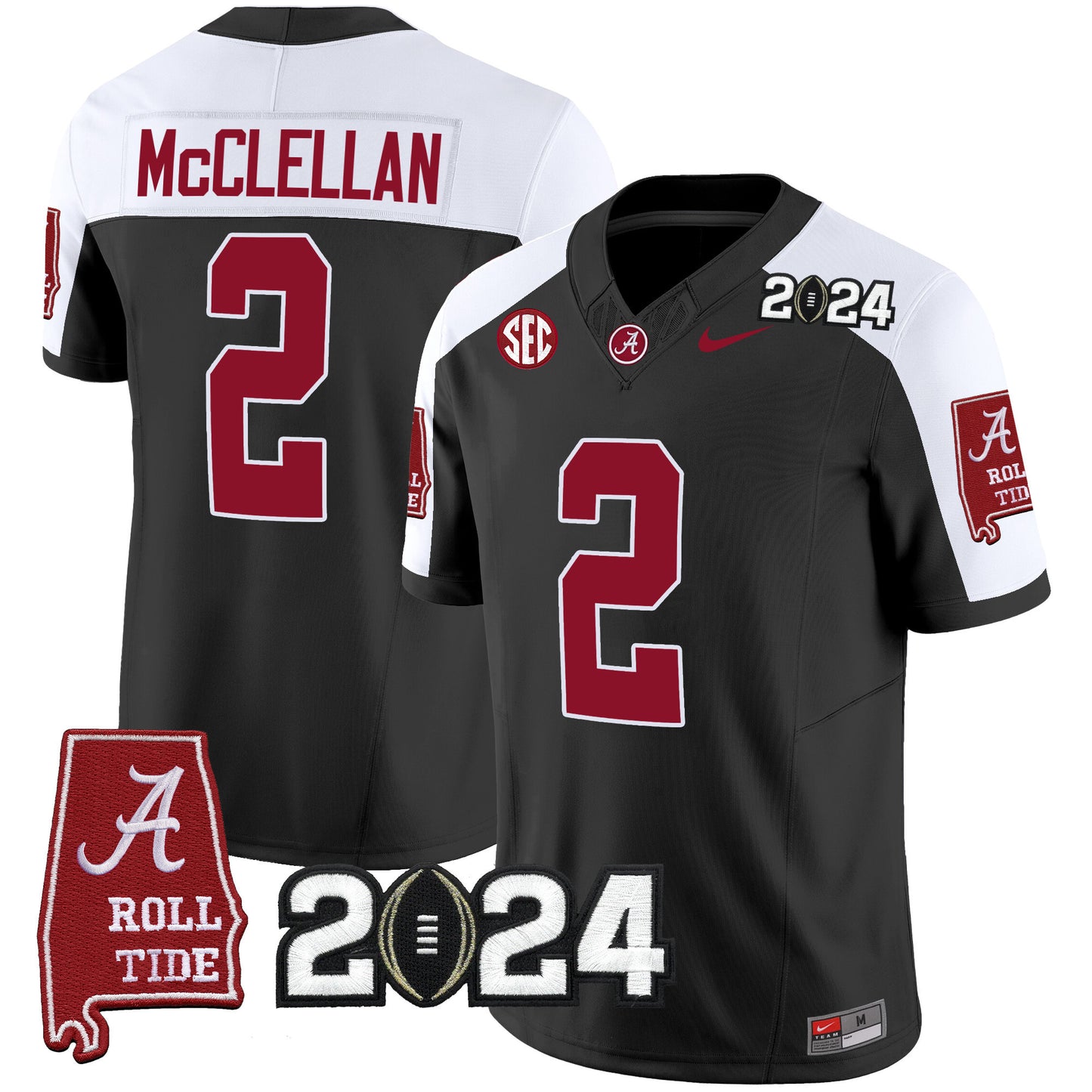 Alabama Crimson Tide 2024 Vapor Limited Jersey - All Stitched